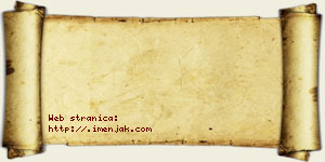 Živka Pljakić vizit kartica